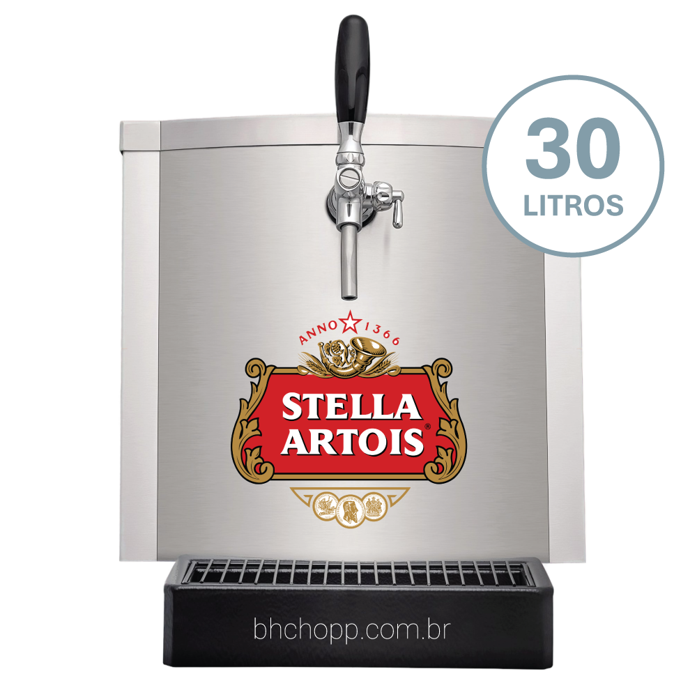 chopp-stella-artois-delivery-bh-30-litros Chopp Stella Artois PILSEN - 30 litros - Imagem 1